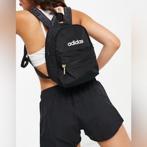 ADIDAS TRAINING LINEAR MINI BACKPACK IN BLACK